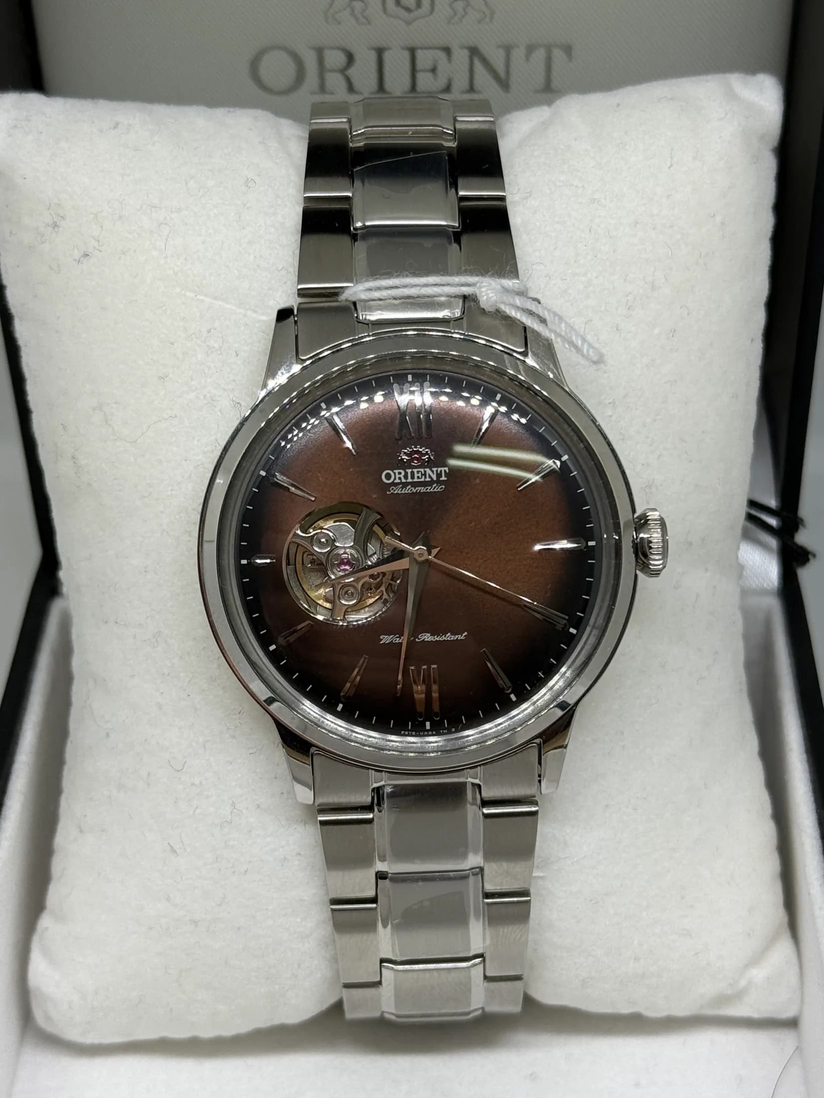 Orient Bambino Open Heart Chocolat Dial 2